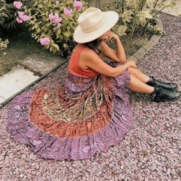 ANTHROPOLOGIE Colima Maxi Tiered Dress - Picture 10 of 12